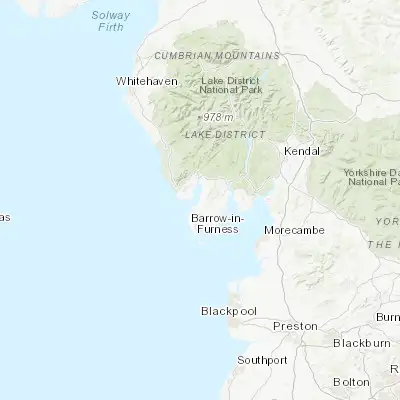 Map showing location of Askam in Furness (54.187180, -3.204670)