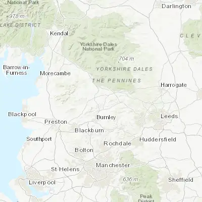 Map showing location of Barnoldswick (53.917110, -2.187050)