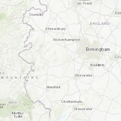 Map showing location of Cleobury Mortimer (52.378530, -2.481960)