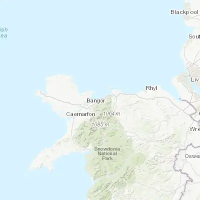 Map showing location of Llanfairfechan (53.257790, -3.974230)