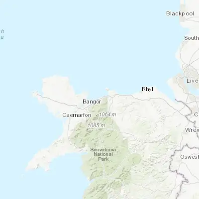 Map showing location of Penmaenmawr (53.266670, -3.933330)