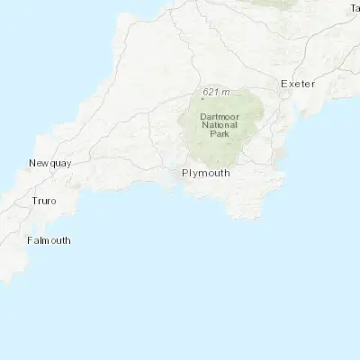 Map showing location of Plymouth (50.371530, -4.143050)