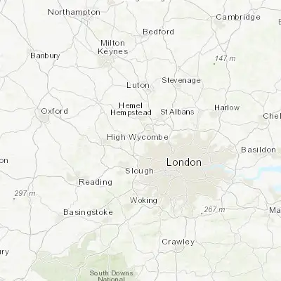 Map showing location of Rickmansworth (51.638980, -0.477180)