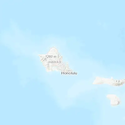 Map showing location of ‘Āhuimanu (21.444720, -157.837780)