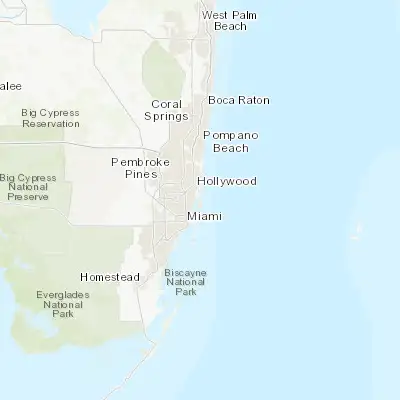 Map showing location of Bal Harbour (25.891760, -80.126990)