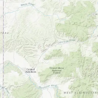 Map showing location of Battlement Mesa (39.441370, -108.025070)