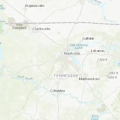 Map showing location of Belle Meade (36.095890, -86.856940)