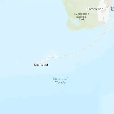 Map showing location of Big Pine Key (24.669870, -81.353970)