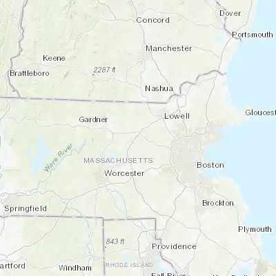 Map showing location of Boxborough (42.490840, -71.528510)