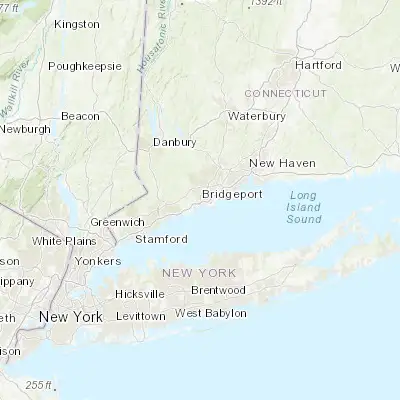 Map showing location of Bridgeport (41.179230, -73.189450)