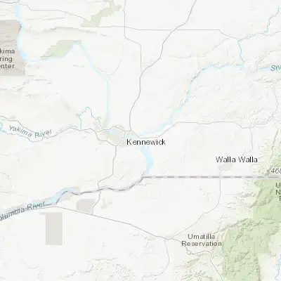 Map showing location of Burbank (46.199860, -119.013060)