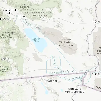 Map showing location of Calipatria (33.125600, -115.514150)