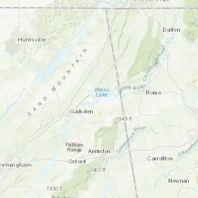 Map showing location of Centre (34.152040, -85.678850)