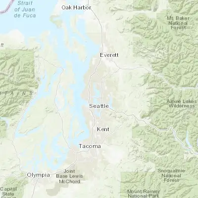 Map showing location of Clyde Hill (47.631770, -122.217900)