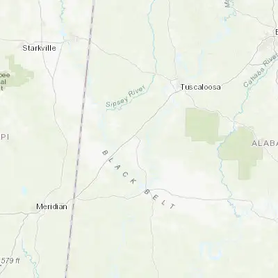 Map showing location of Eutaw (32.840590, -87.887620)