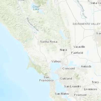 Map showing location of Fetters Hot Springs-Agua Caliente (38.321400, -122.486820)