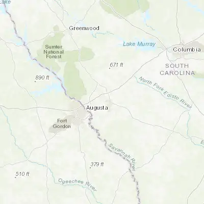 Map showing location of Graniteville (33.563750, -81.807890)