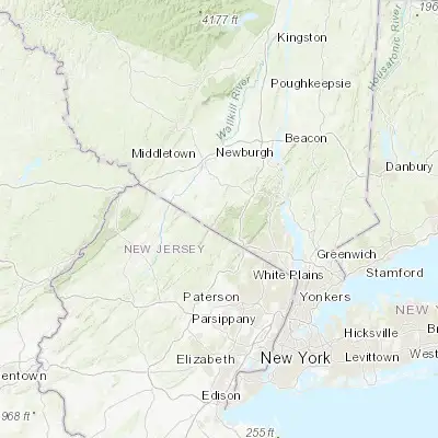 Map showing location of Greenwood Lake (41.222590, -74.294320)