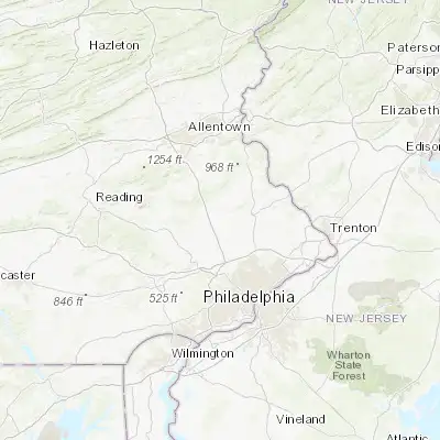 Map showing location of Hatfield (40.279830, -75.299340)