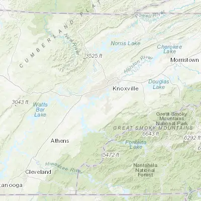 Map showing location of Louisville (35.821750, -84.047960)