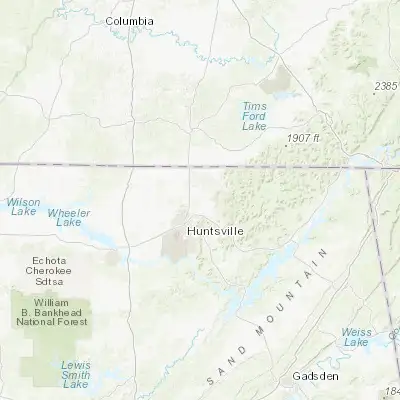 Map showing location of Moores Mill (34.843980, -86.518320)