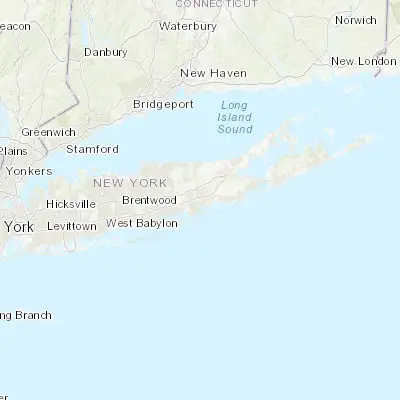 Map showing location of Moriches (40.807320, -72.821210)