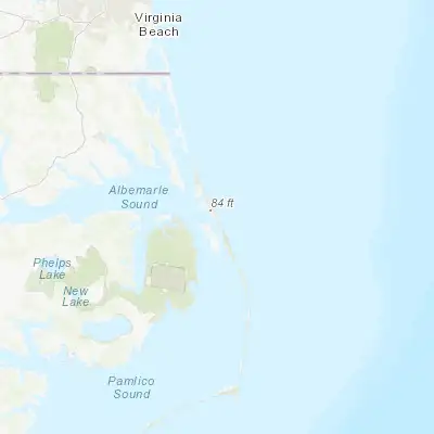 Map showing location of Nags Head (35.957390, -75.624060)