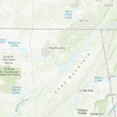 Map showing location of New Hope (34.537120, -86.394260)