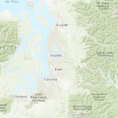 Map showing location of Newcastle (47.538990, -122.155680)