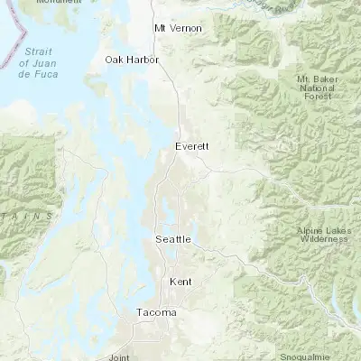 Map showing location of North Creek (47.819540, -122.176240)