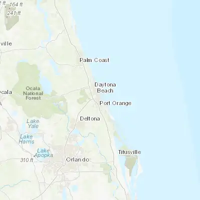 Map showing location of Port Orange (29.138320, -80.995610)