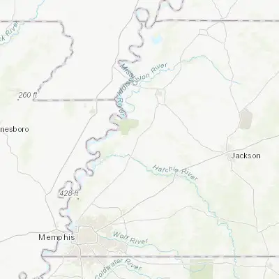 Map showing location of Ripley (35.745360, -89.529800)