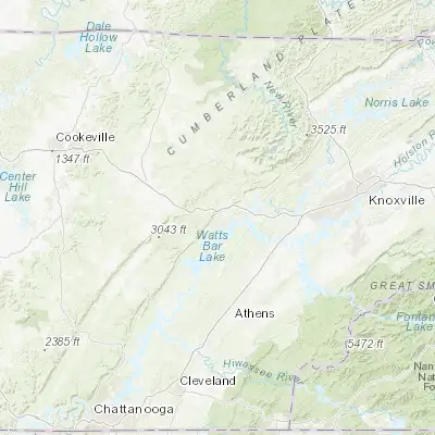 Map showing location of Rockwood (35.865630, -84.684940)