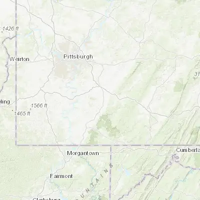 Map showing location of Scottdale (40.100350, -79.586980)