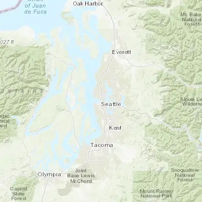 Map showing location of Seattle (47.606210, -122.332070)