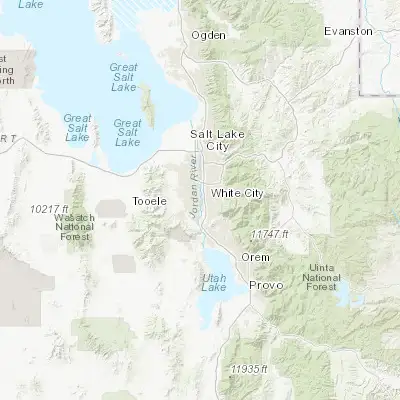 Map showing location of South Jordan (40.562170, -111.929660)