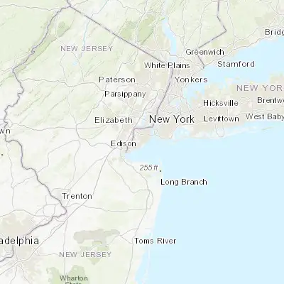 Map showing location of Staten Island (40.562330, -74.139860)