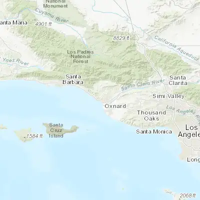 Map showing location of Ventura (34.278340, -119.293170)